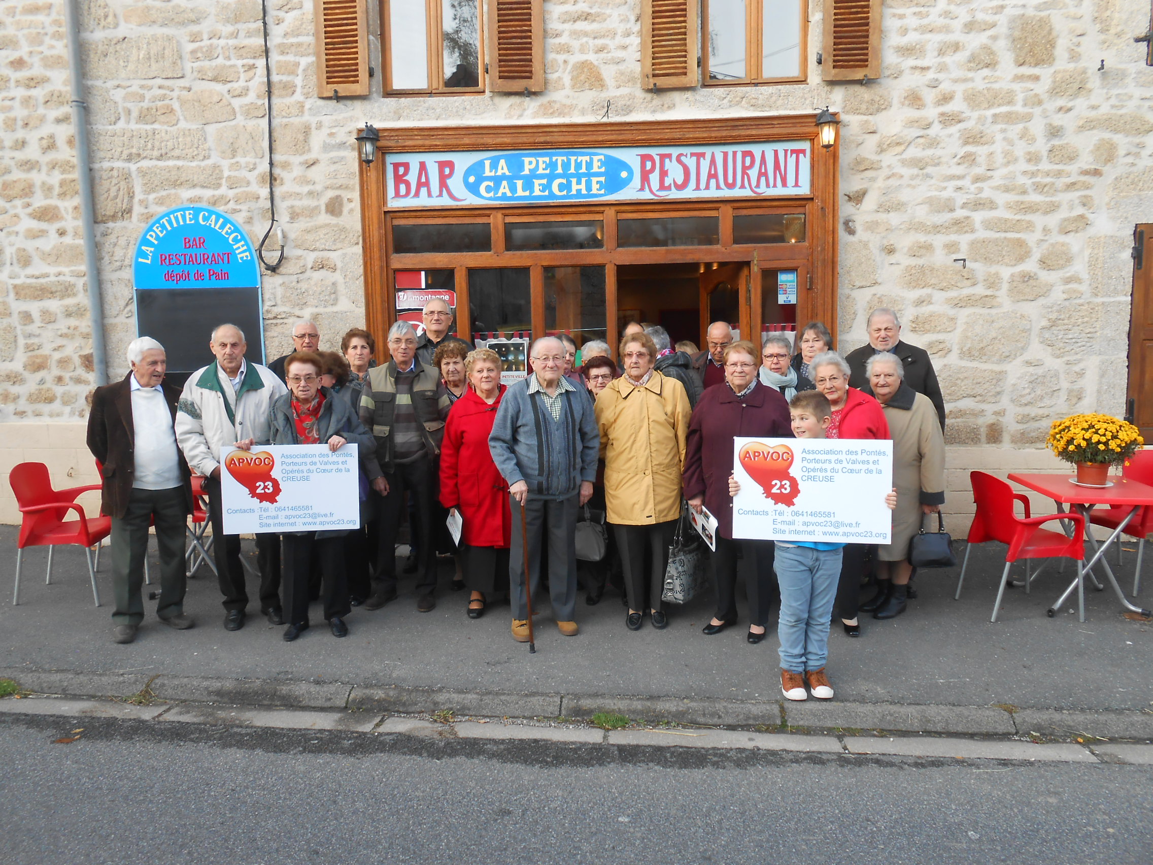 Repas à La Petite Calèche 18/11/2016