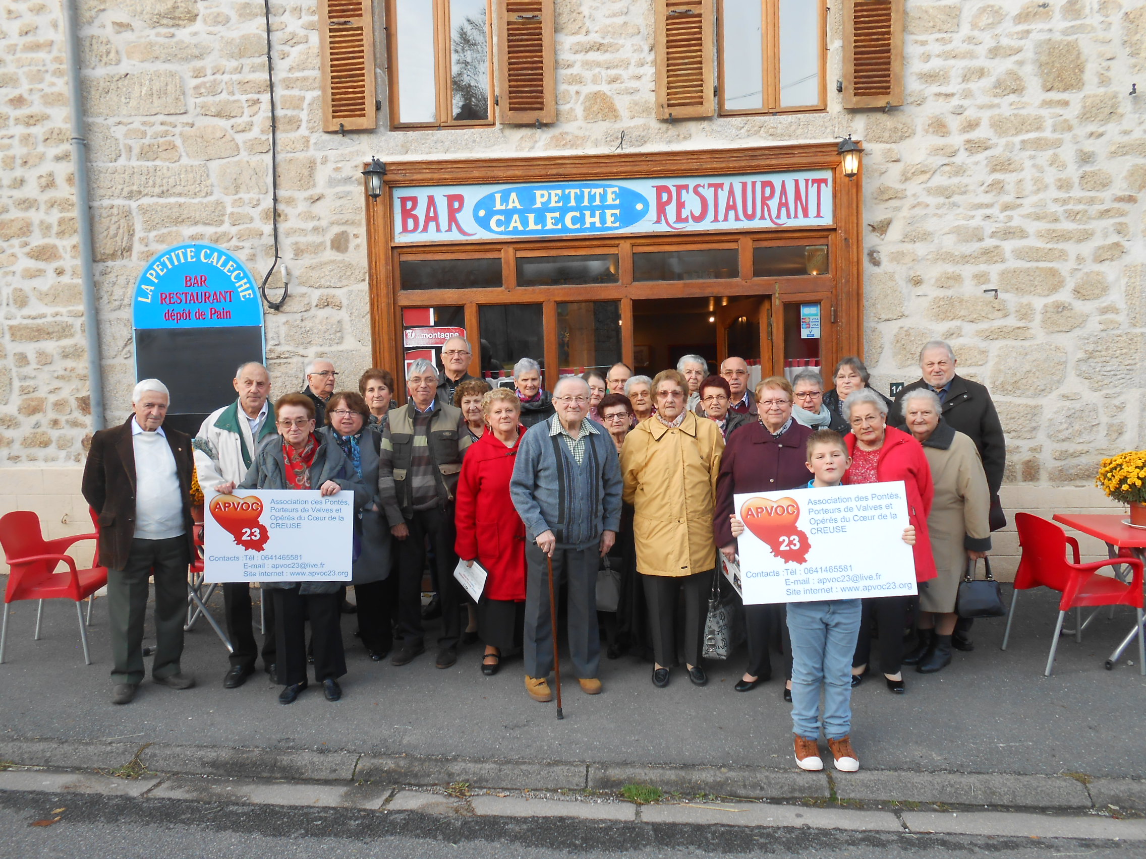 Repas à La Petite Calèche 18/11/2016