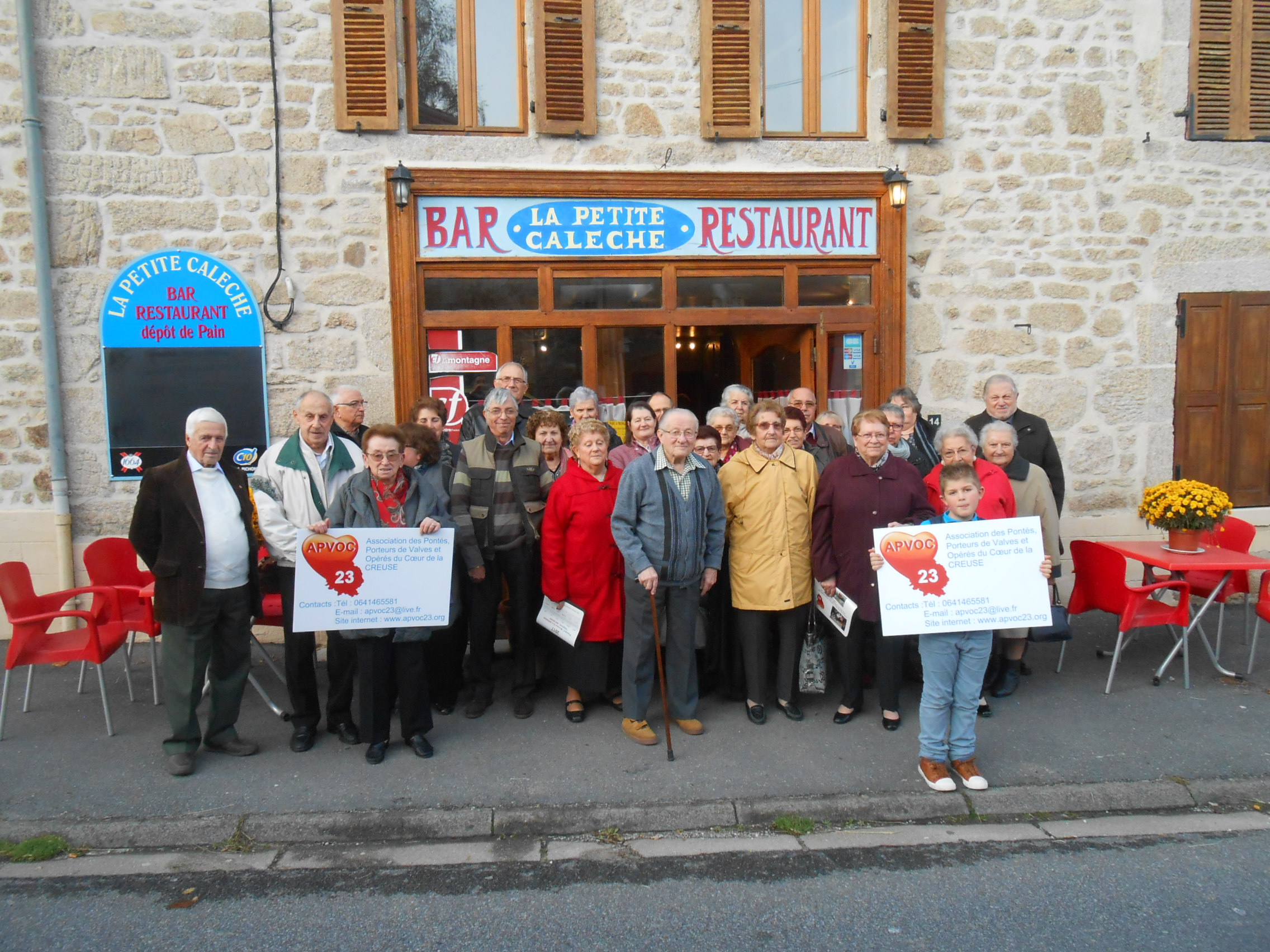 Repas à La Petite Calèche 18/11/2016