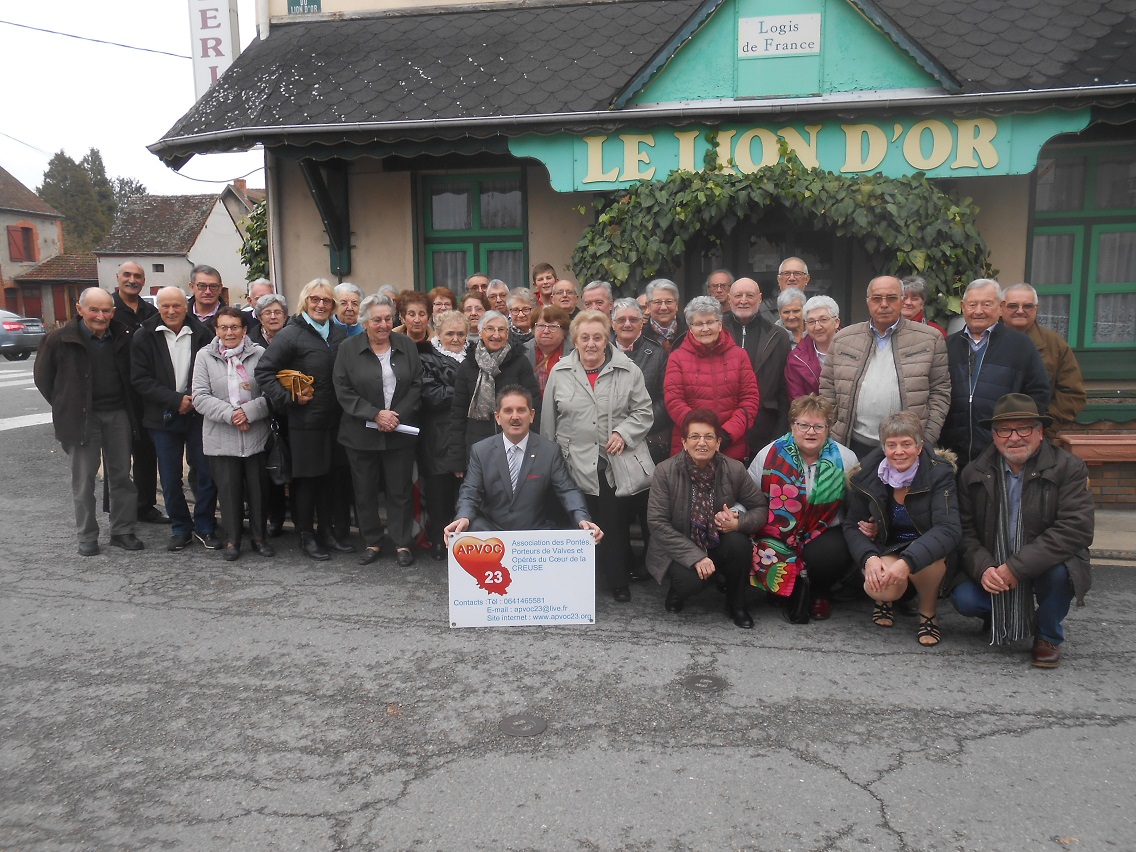 Repas APVOC 23 le 30/11/2019 à GOUZON